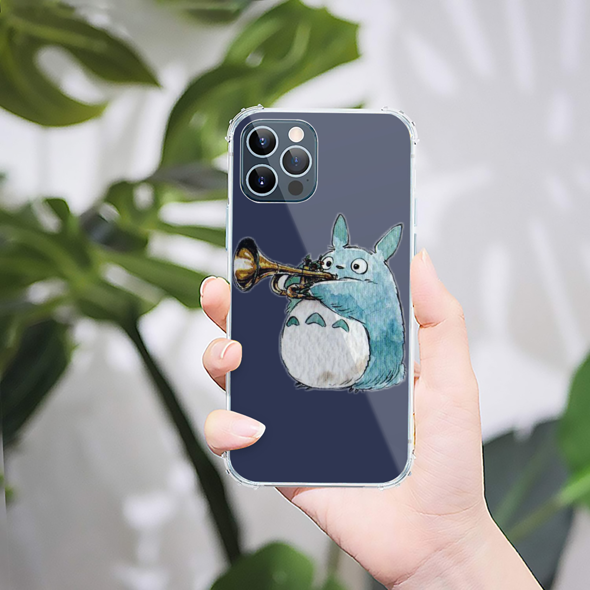 （画像用） となりのトトロ 草壁メイ 草壁サツキ My Neighbor Totoro Satsuki Kusakabe Mei Kusakabe 【iPhone 12シリーズ対応】透明スマホケース（クリアソフトケース）